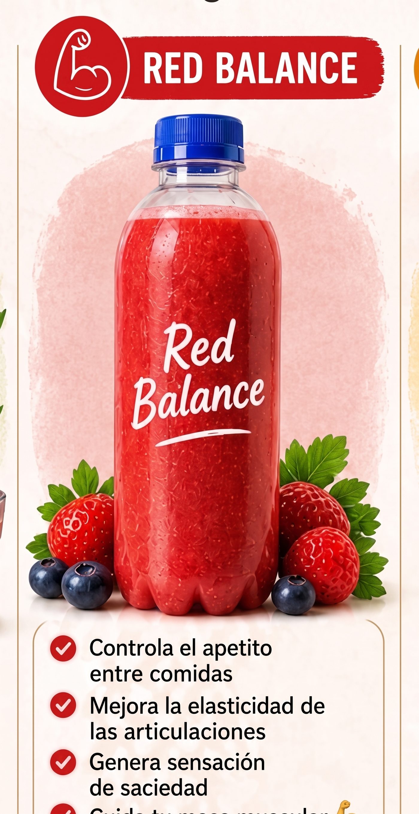 Red Balance: bebida que controla el apetito y mejora la elasticidad