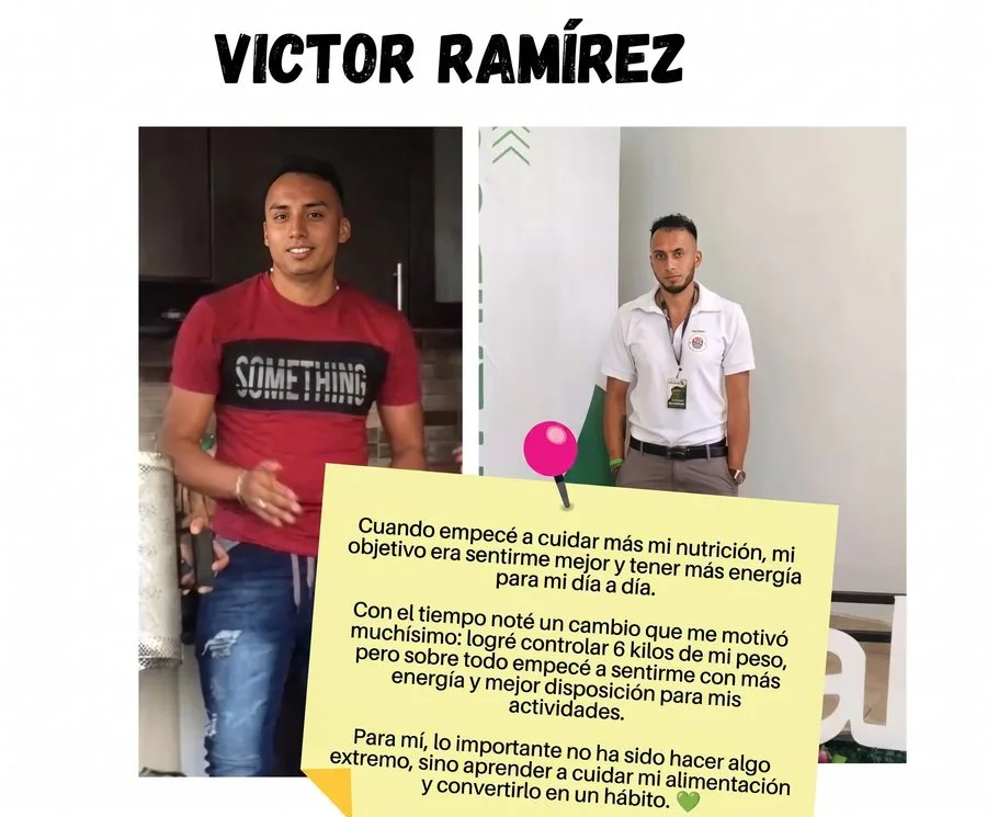 Testimonio de Víctor Ramírez: -6 kilos y más energía