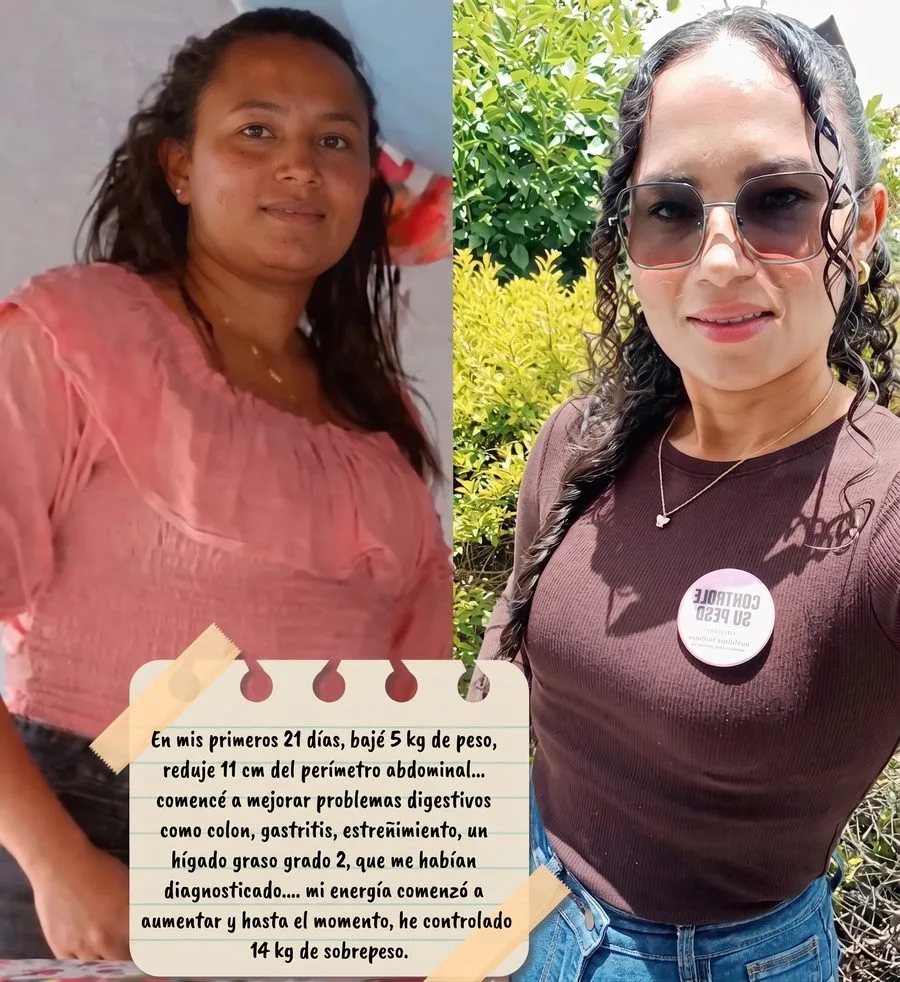 Testimonio: -5 kilos en los primeros 21 días